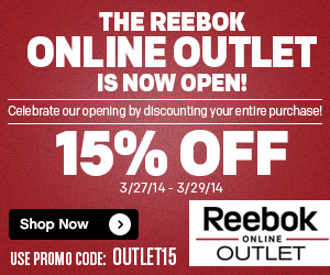 Additional 15% Off at Reebok Online Outlet