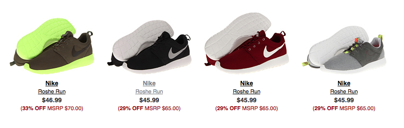 The Nike Roshe Run $41 Sale Is Back!
