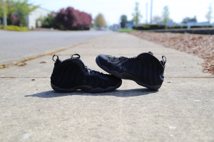 Nike Foamposite Suede Blackout