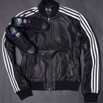 Adidas Consortium x  Pharrell Williams Solid Leather Track Jacket and Stan Smith Black