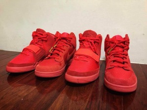 Nike Dunk High CMFT PRM Yeezy Red October