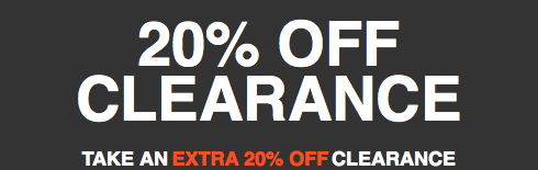Additional 20% off at Nike