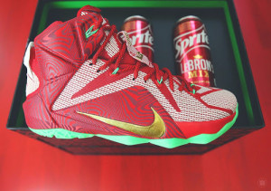 Nike LeBron 12 Sprite LeBrons Mix