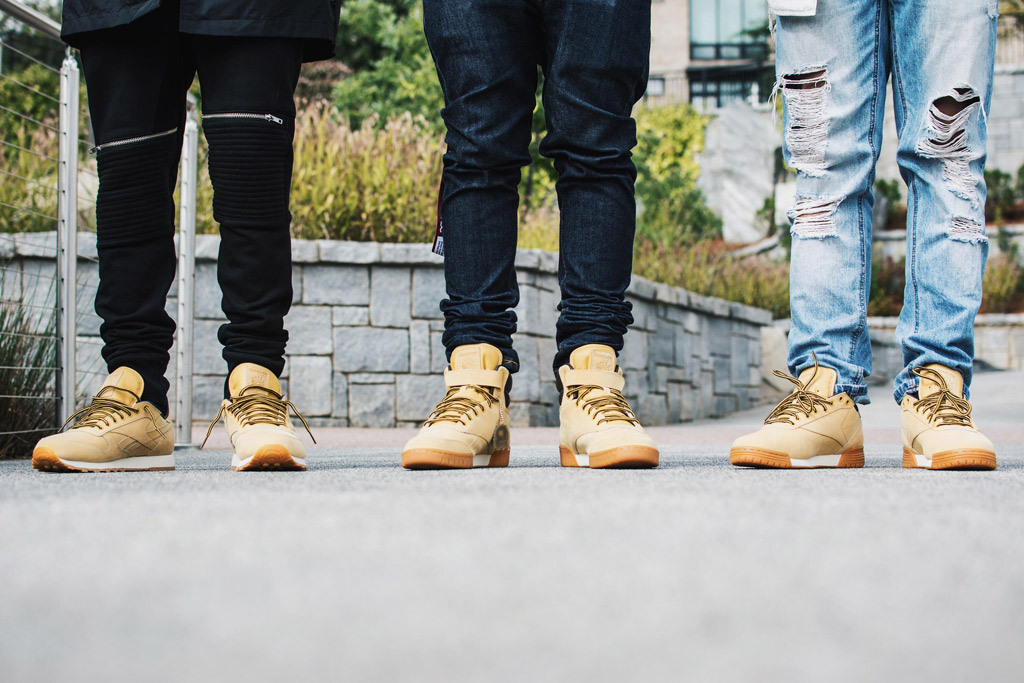 Save 20% off Reebok Classics including the Wheat Pack