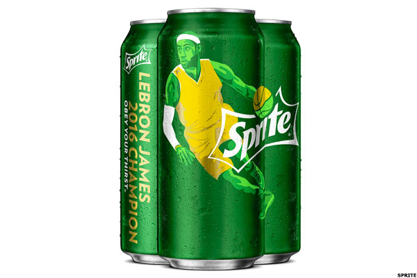 LeBron 2016 Championship Sprite Release
