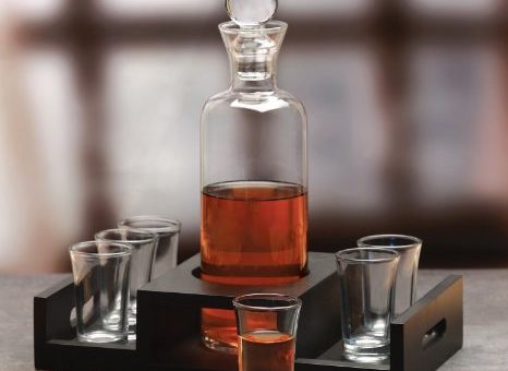 Class up your pad with this 8 piece whiskey set for only $18
