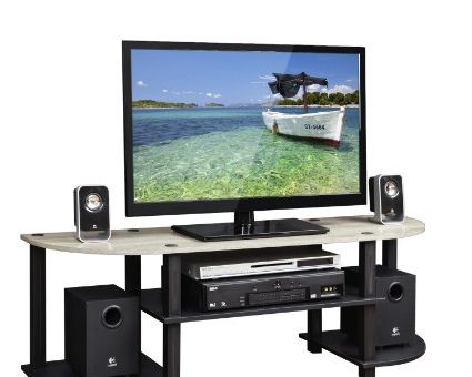 Clean up your living room with this Entertainment Stand – On sale for only $30