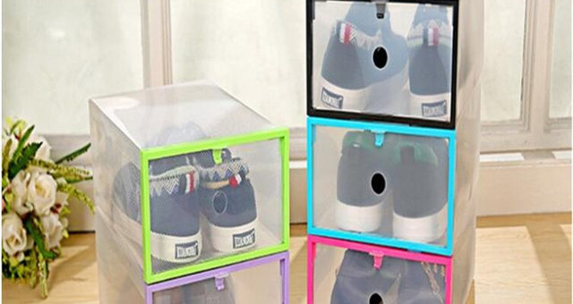 Multi Color Transparent Shoe Storage – $3.56 – Free Shipping