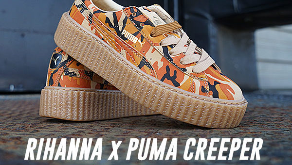 Good sizes of the Rihanna x Puma Fenty Creeper Camo available