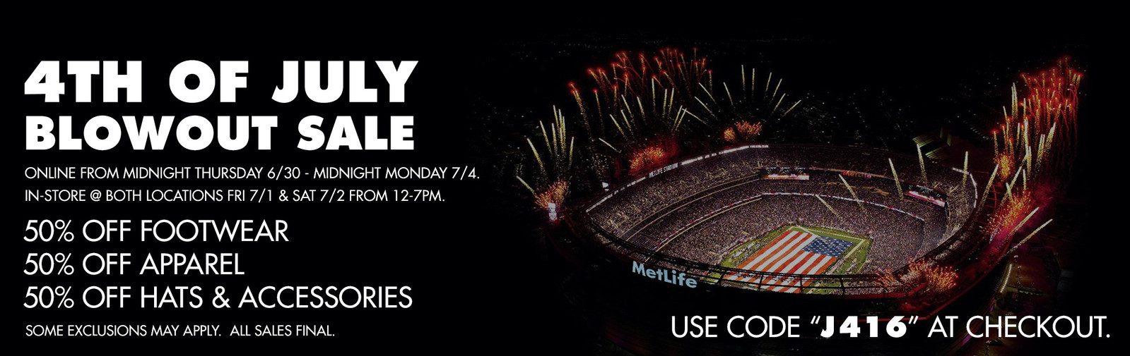 2016 4th of July Sales