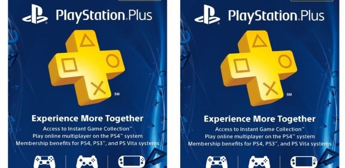 2 Pack of 1 Year Playstation Plus Cards for $63