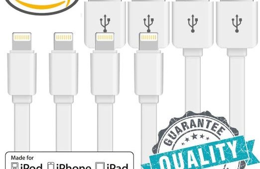 ENDS IN 1 HOUR – 4 Pack of  Certified Charging Cables – $8.49