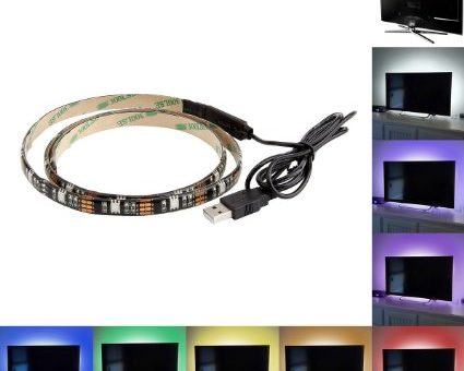 USB powered Color Changing LED Light Strip – Under $10
