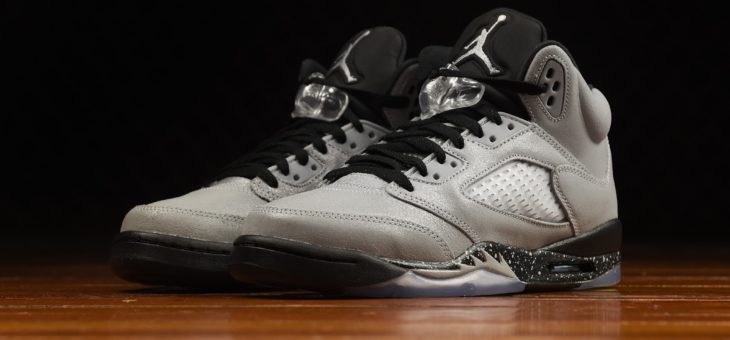 Jordan Retro 5 Wolf Grey with US Shipping