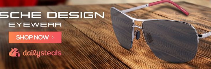 #STEAL – 81% off Porsche Sunglasses