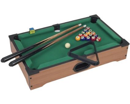For the pad – Mini Pool Table for under $17