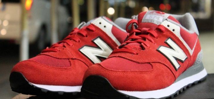 50% OFF – New Balance 574 Red Suede – Under $40