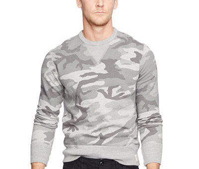 55% off 2XL Ralph Lauren Fleece Camo Crew Neck – Only $45, Originally $99
