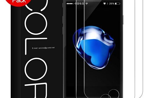 2 Pack of Tempered Glass iPhone 7 Screen Protectors – $3