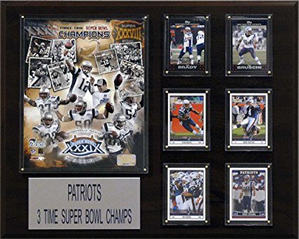 Patriots 3 Times Super Bowl Champs Plaque – On Sale For Only $13