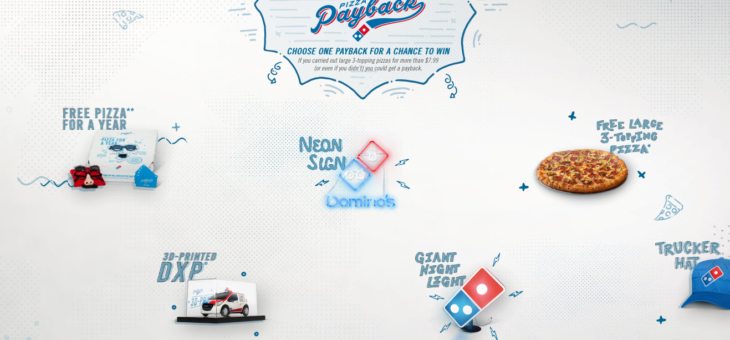 A chance to get FREE PIZZA for a year?