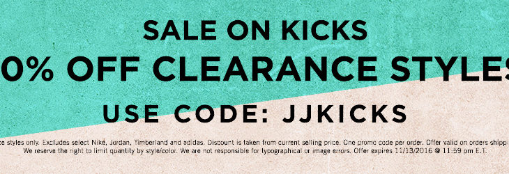 Extra 10% Off Kicks – Some really good deals in here