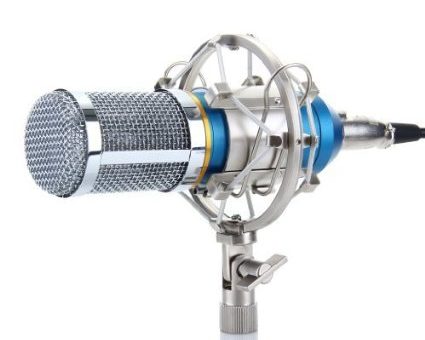 Killer deal for podcasters – 85% off Condenser Studio Mic w/Shock Mount – Only $17