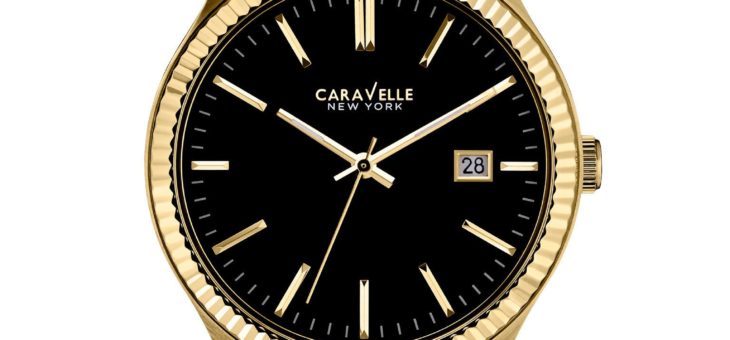Caravelle New York by Bulova 41mm Men’s Gold Watch for $19.99 (Retail is $85)