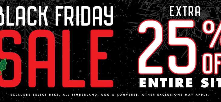 Kicks USA 25% Off Black Friday Sale