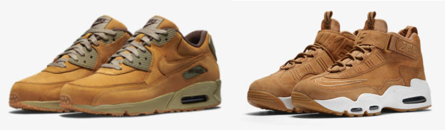 Griffey 1 Flax and Air Max 90 Wheat