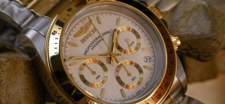Invicta 23k Gold Speedway Watch is UNDER $40 (Originally $375)