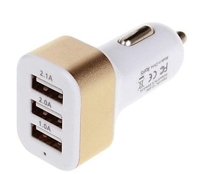 3 Port Car Charger with Quick Charge – UNDER $3