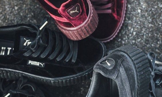 15 minutes until the US release of the Rihanna x Puma Fenty Ceeper Velvet Pack