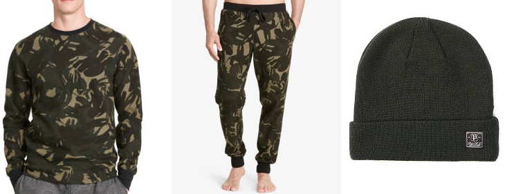 Ralph Lauren Camo Joggers ($20) and Long Sleeve Thermal ($21) + Free Shipping