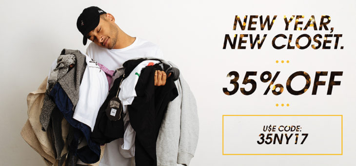 35% Off Kicks and Clothing New Years Sale