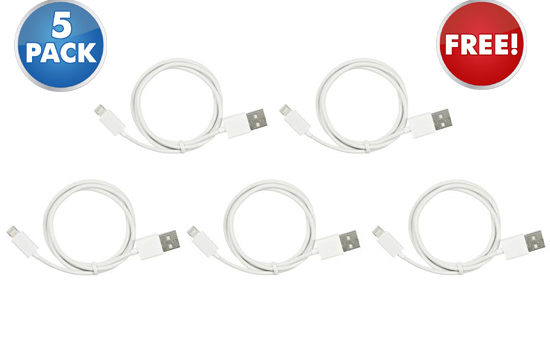 FREE – 5 Pack of iPhone Cables