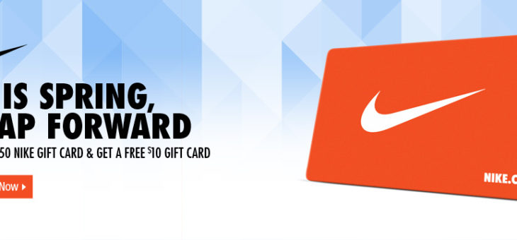 $60 Nike Gift Card for $50
