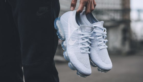 Nike VaporMax Flyknit Pure Platinum Releases in 30 Minutes