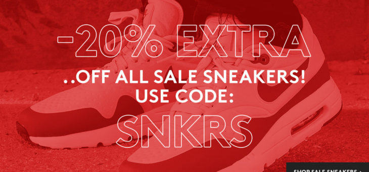 Take an EXTRA 20% OFF Kicks already on sale – Some Real Steals In There