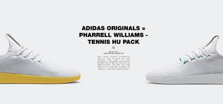 Pharrell Williams x Adidas HU Tennis Release Links