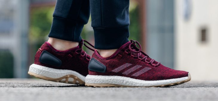 adidas Pure Boost Burgundy on sale for $88 w/Free Shipping