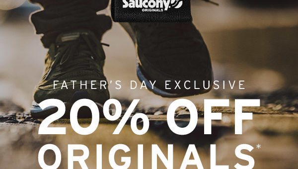 TODAY ONLY – 20% off Saucony Originals Father’s Day Sale
