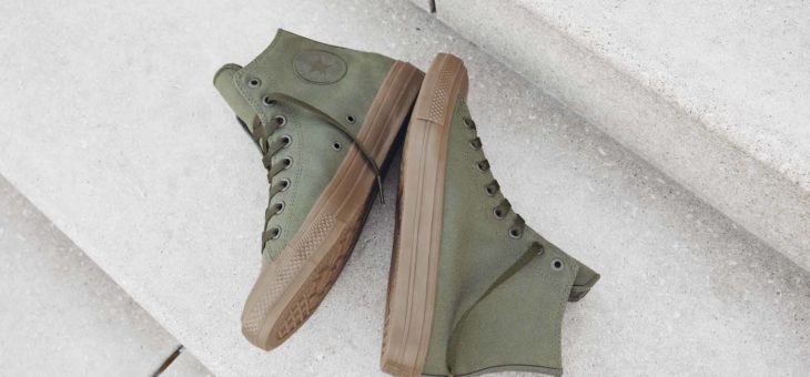 Converse Chuck Taylor All Star II Hi Gum Pack “Herb” on sale for $45 (retail $80)