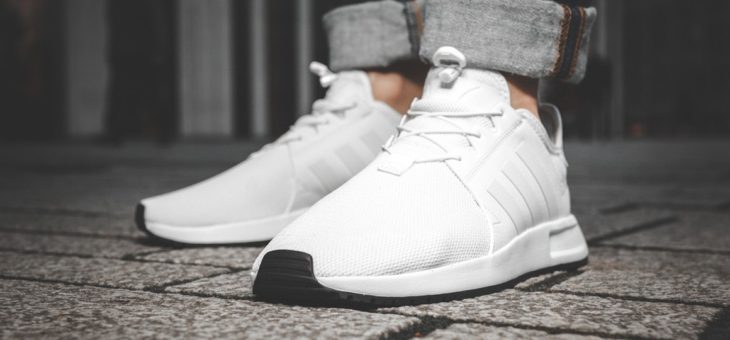 adidas X_PLR in a clean white colorway