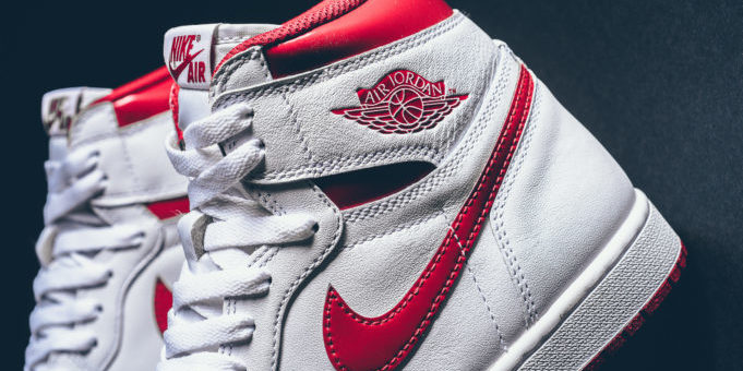Jordan Retro 1 OG Metallic Red on sale for $97
