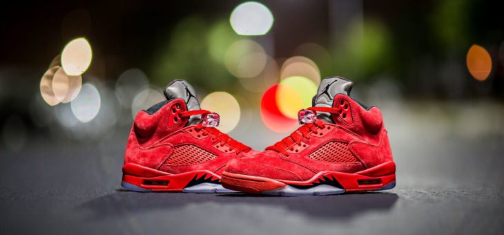 The Air Jordan Retro 5 “Flight Suit” will release in 20 minutes
