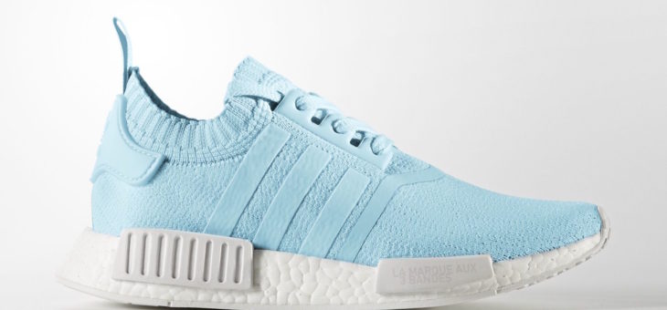adidas NMD_R1 PrimeKnit Ice Blue and Grey Three Release Links