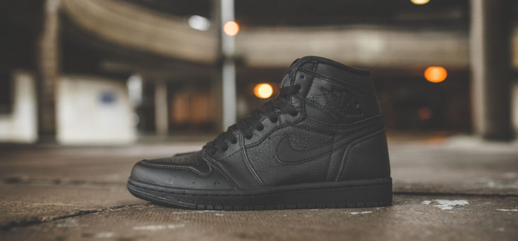 Grab the murdered out Jordan Retro 1 OG “Premium Essentials” UNDER RETAIL