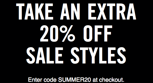 Extra 20% off Nike and Jordan with coupon SUMMER20