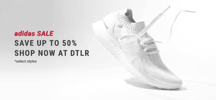 Up to 50% off Adidas during this DTLR Sale